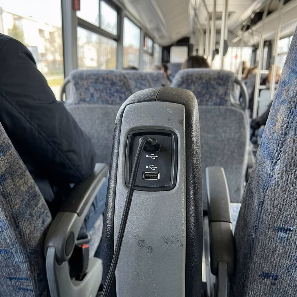bettendorf 28 passenger minibus usb charging
