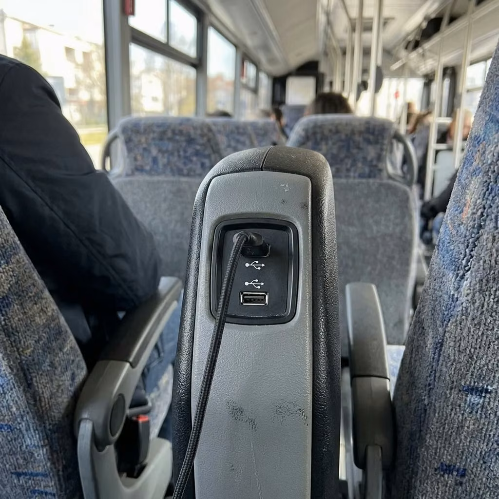 bettendorf 30 passenger minibus usb charging