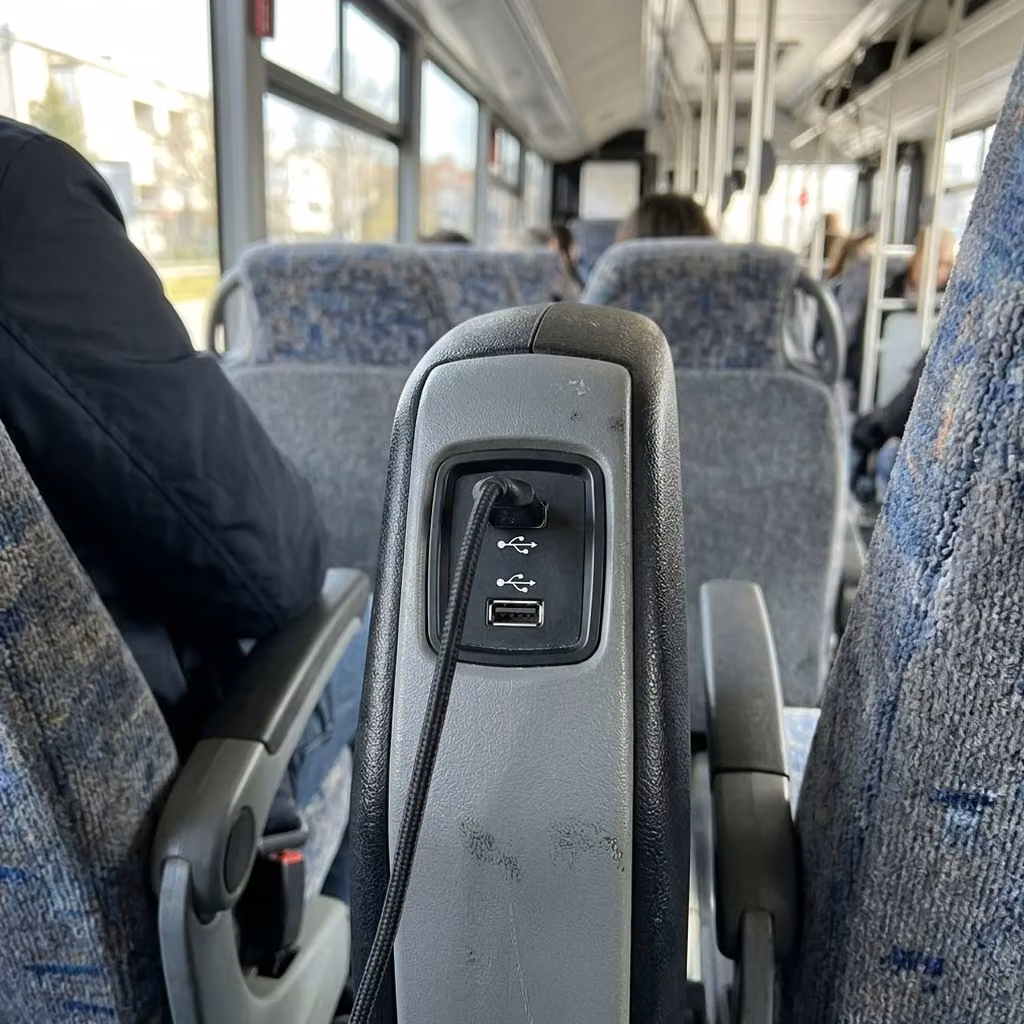 bettendorf 35 passenger minibus usb charging