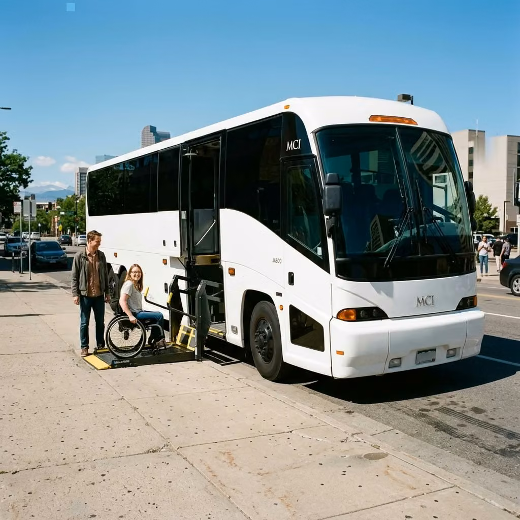 bettendorf 56 passenger charter bus wheelchair lift