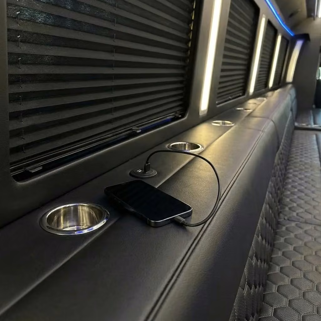 bettendorf party bus usb charging