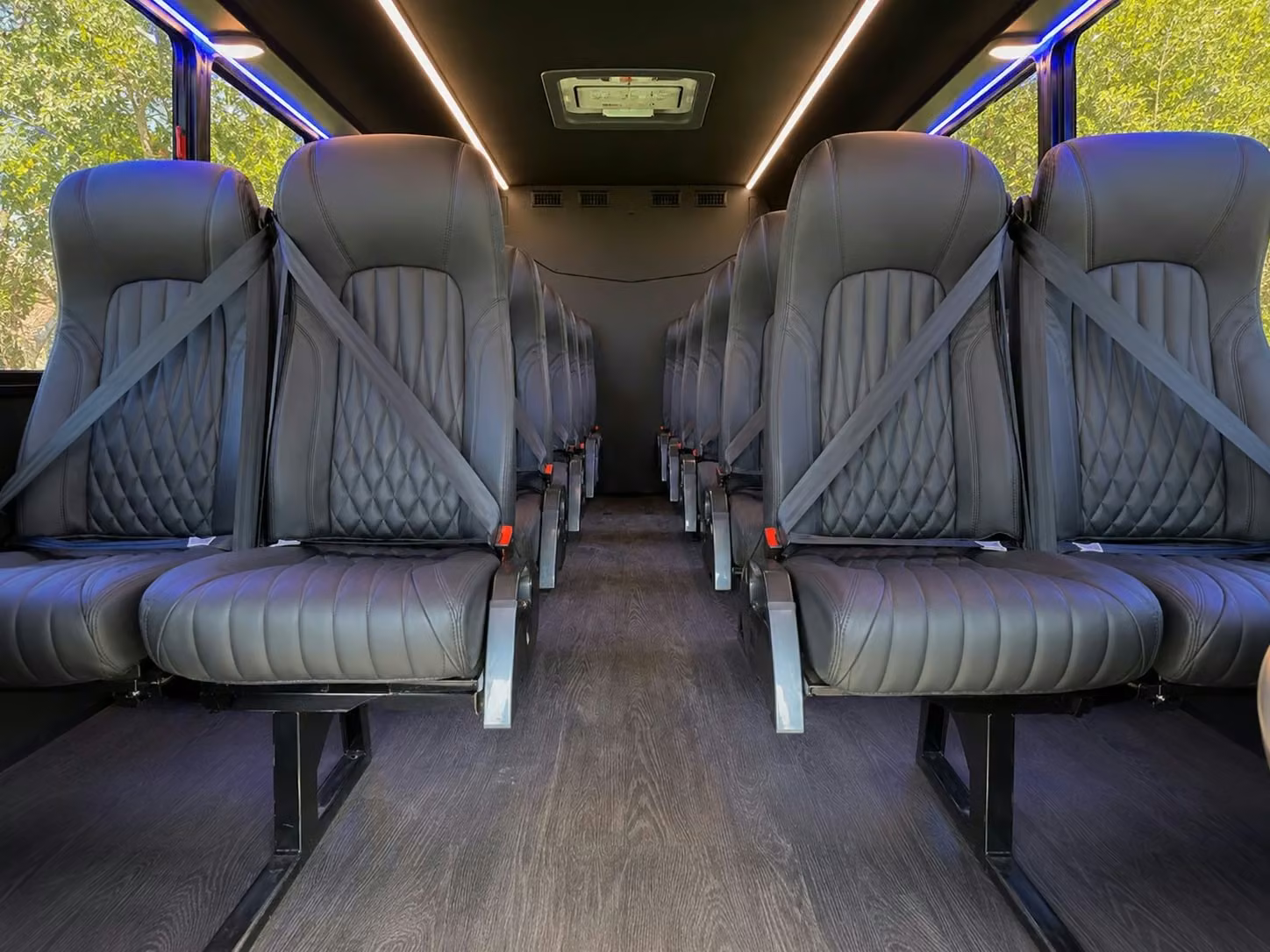 20 passenger minibus interior