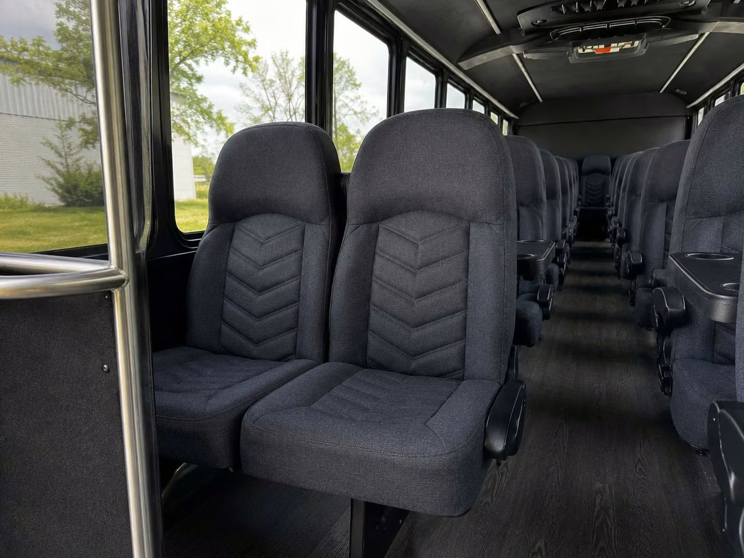 25 passenger minibus interior