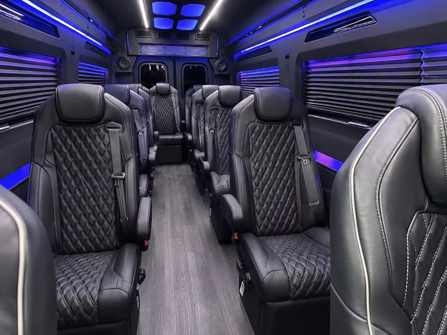 sprinter van with driver interior
